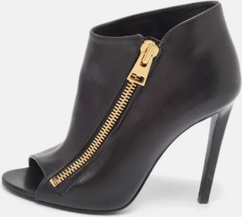 Tom Ford Pre-owned Leather boots Black Dames