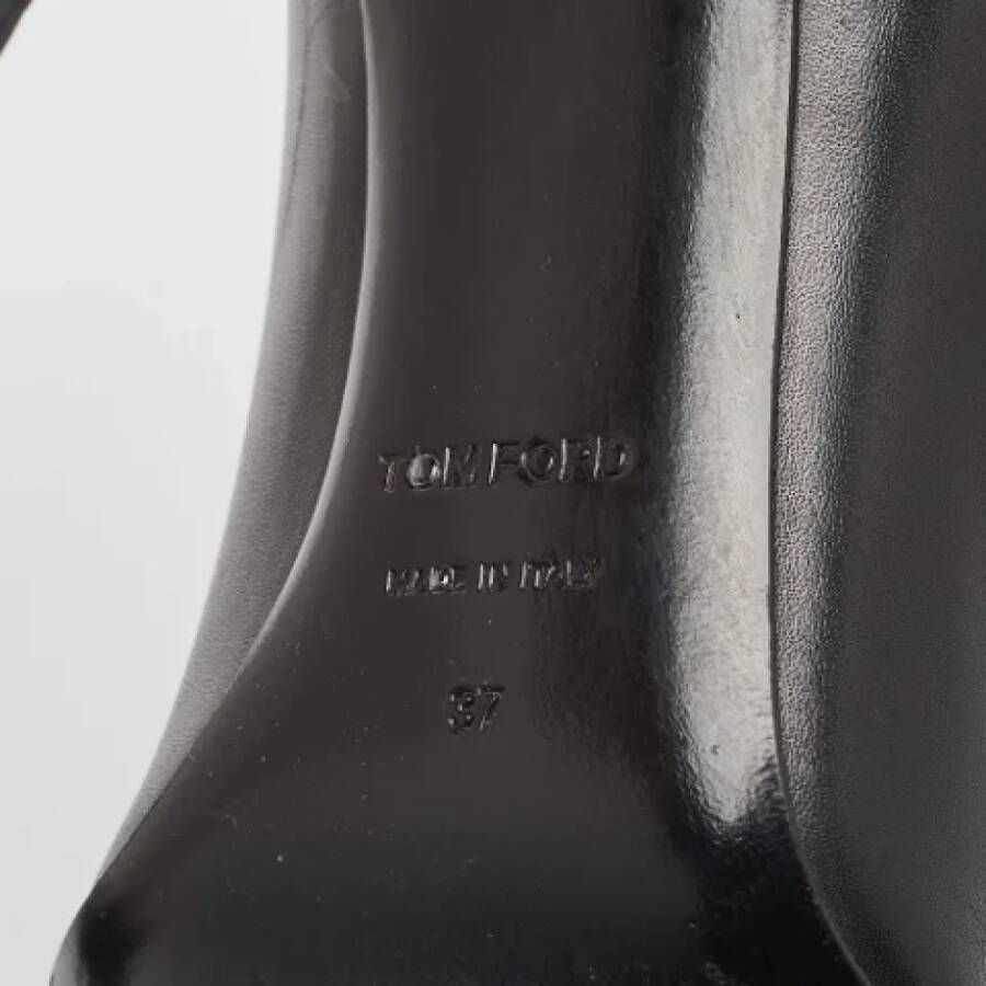 Tom Ford Pre-owned Leather boots Black Dames