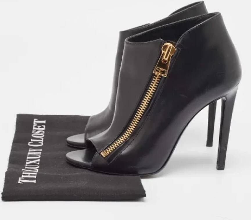 Tom Ford Pre-owned Leather boots Black Dames