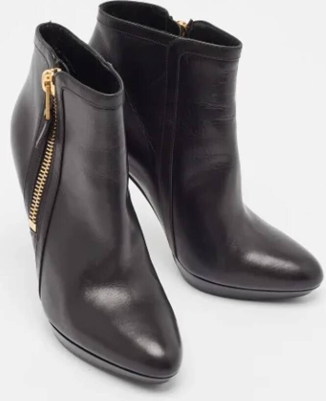 Tom Ford Pre-owned Leather boots Black Dames