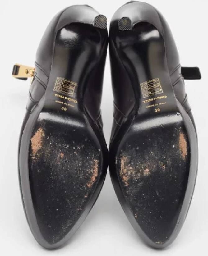 Tom Ford Pre-owned Leather boots Black Dames