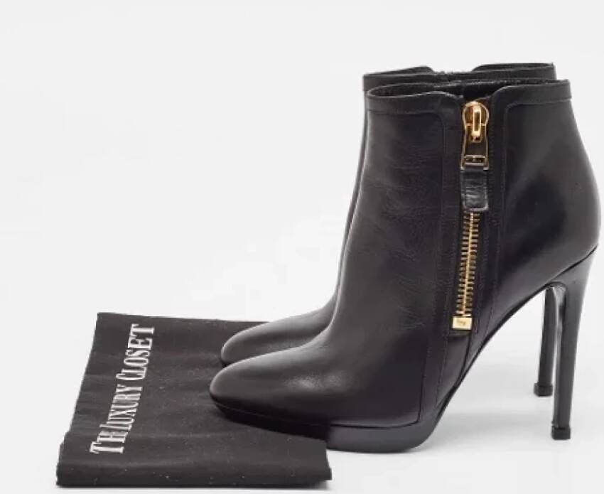 Tom Ford Pre-owned Leather boots Black Dames