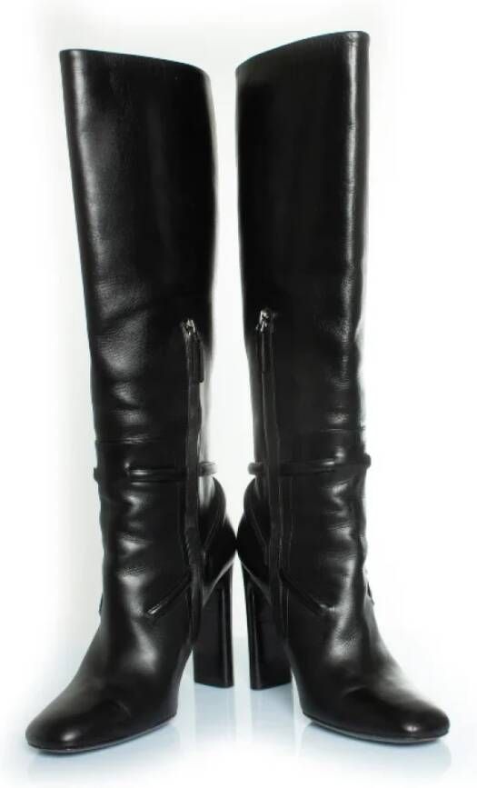 Tom Ford Pre-owned Leather boots Black Dames