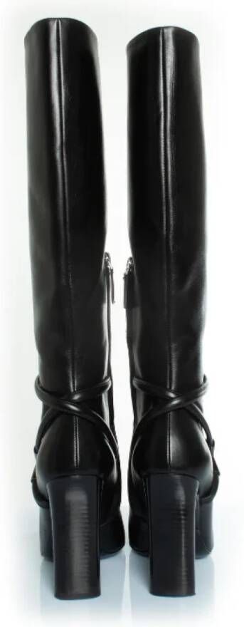 Tom Ford Pre-owned Leather boots Black Dames