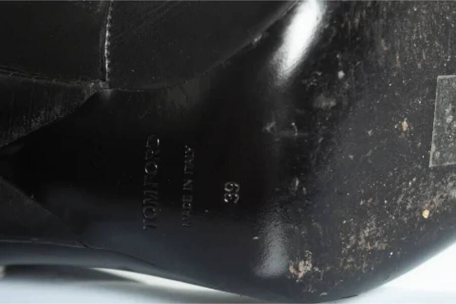 Tom Ford Pre-owned Leather boots Black Dames