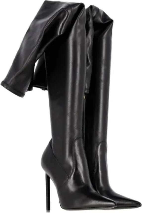 Tom Ford Pre-owned Leather boots Black Dames