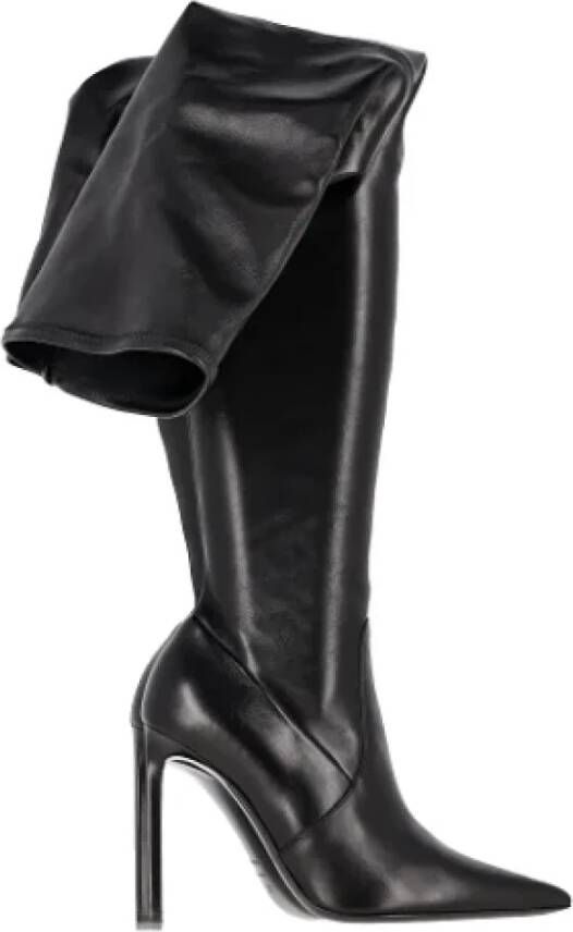 Tom Ford Pre-owned Leather boots Black Dames