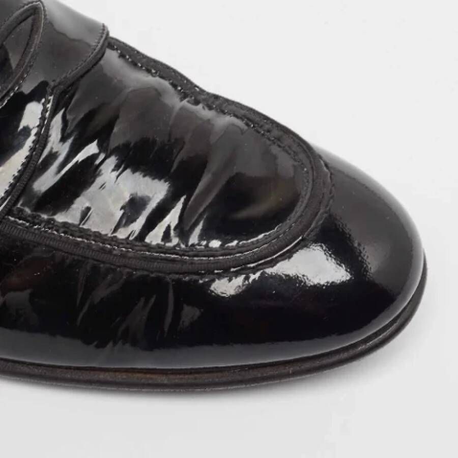 Tom Ford Pre-owned Leather flats Black Heren