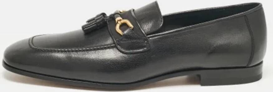 Tom Ford Pre-owned Leather flats Black Heren