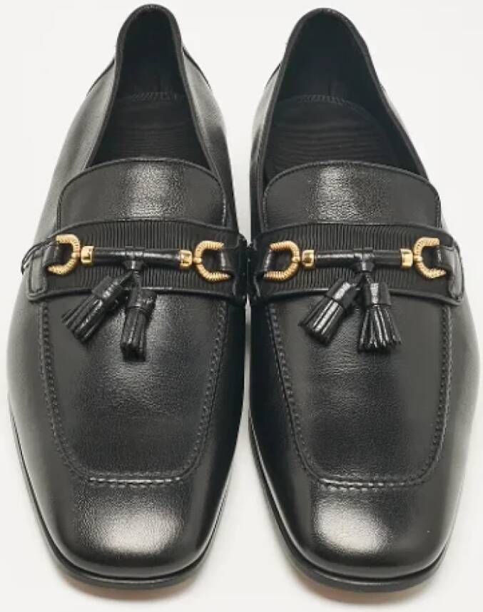 Tom Ford Pre-owned Leather flats Black Heren