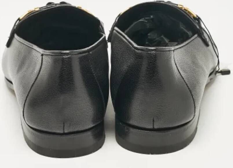 Tom Ford Pre-owned Leather flats Black Heren