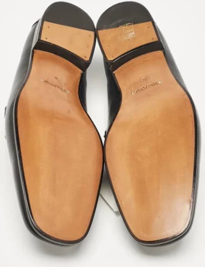 Tom Ford Pre-owned Leather flats Black Heren