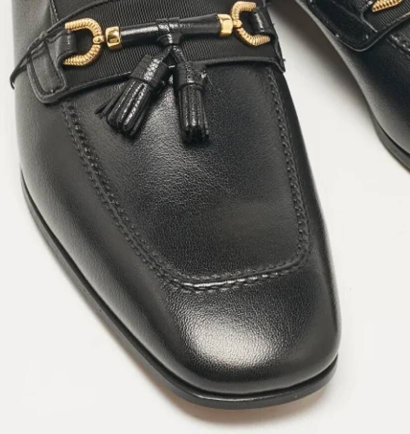 Tom Ford Pre-owned Leather flats Black Heren