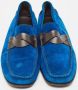 Tom Ford Pre-owned Leather flats Blue Heren - Thumbnail 3