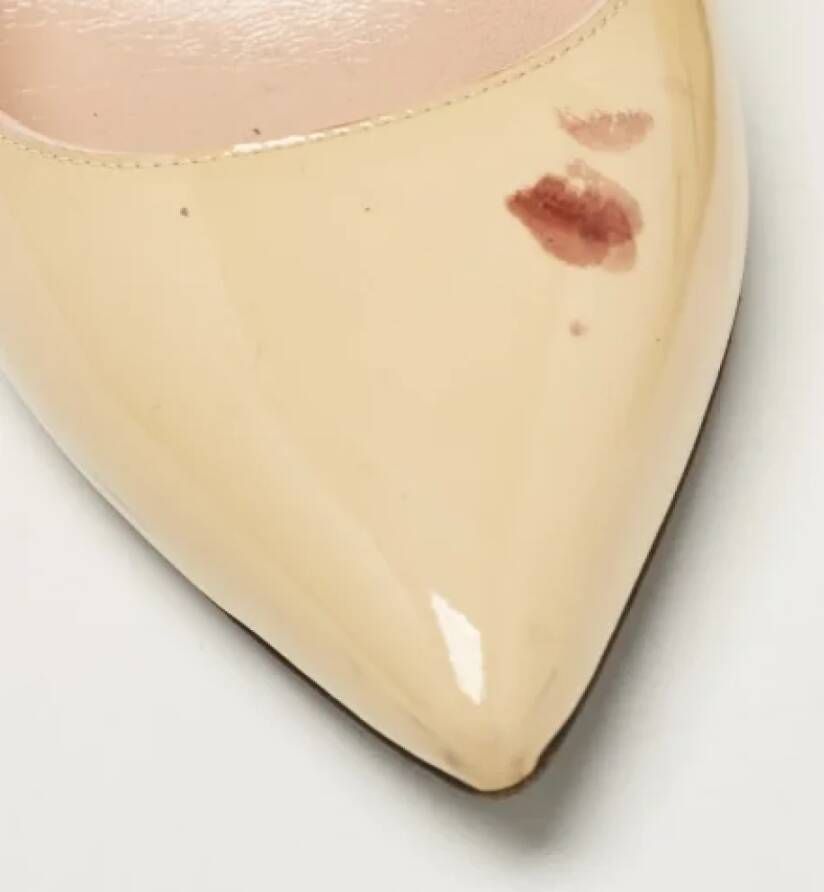 Tom Ford Pre-owned Leather heels Beige Dames