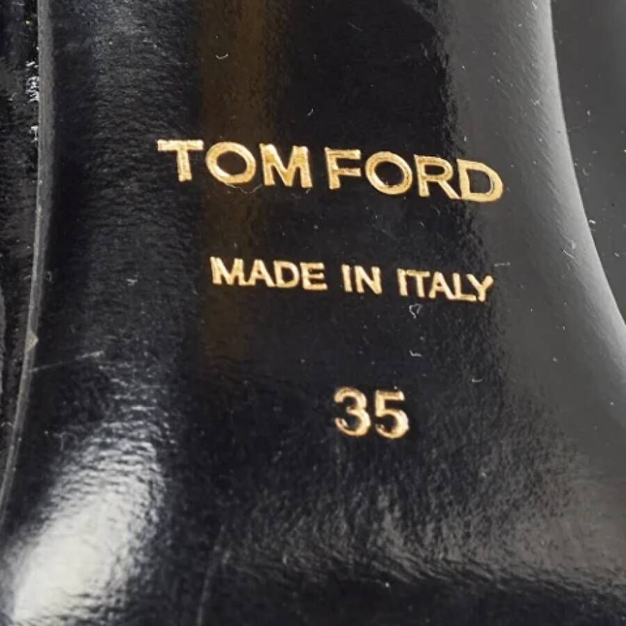 Tom Ford Pre-owned Leather heels Black Dames