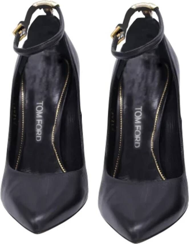 Tom Ford Pre-owned Leather heels Black Dames