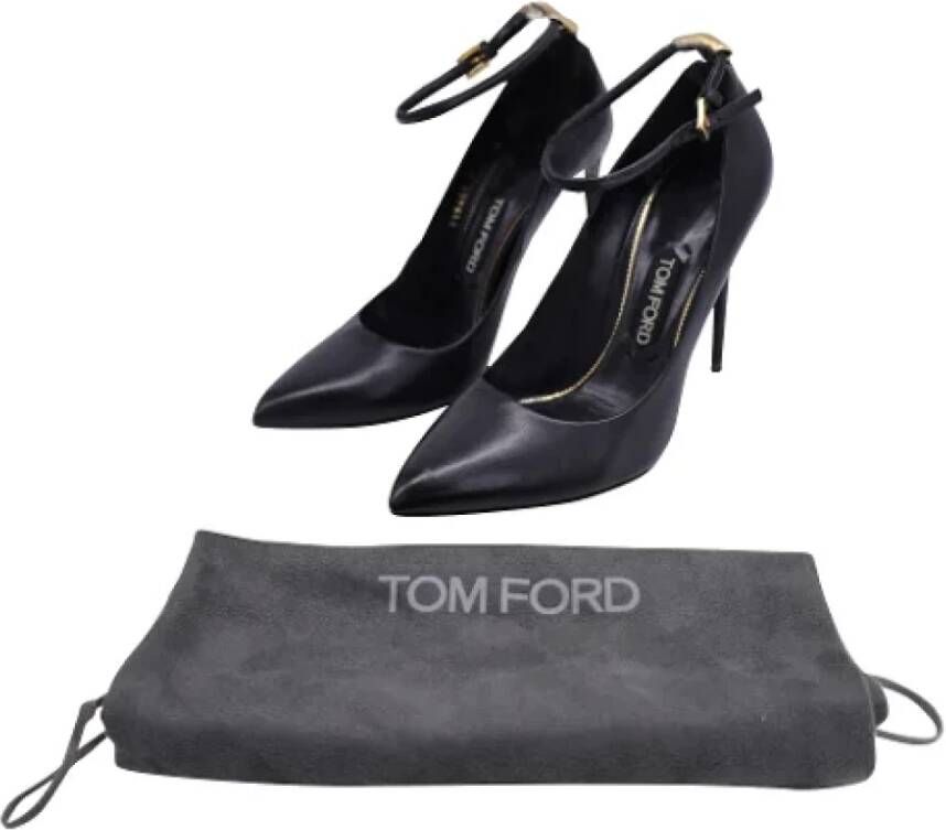 Tom Ford Pre-owned Leather heels Black Dames