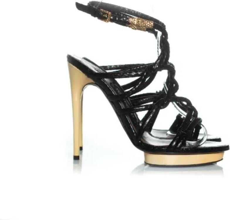 Tom Ford Pre-owned Leather heels Black Dames