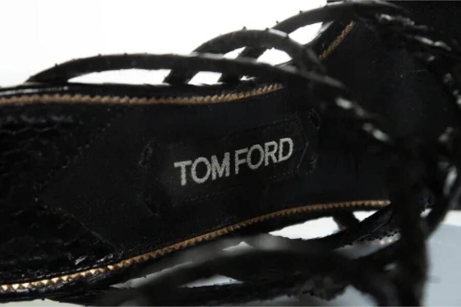 Tom Ford Pre-owned Leather heels Black Dames