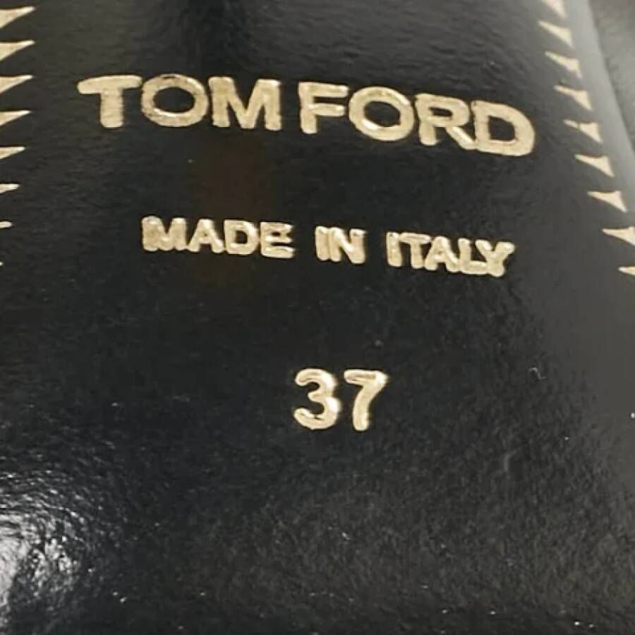 Tom Ford Pre-owned Leather heels Black Dames