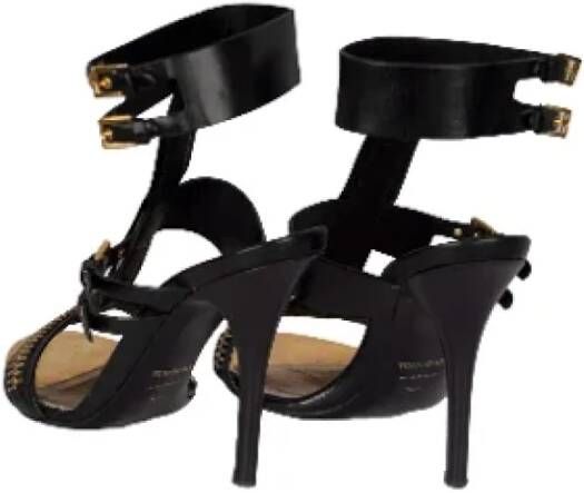 Tom Ford Pre-owned Leather heels Black Dames