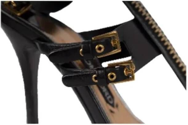 Tom Ford Pre-owned Leather heels Black Dames