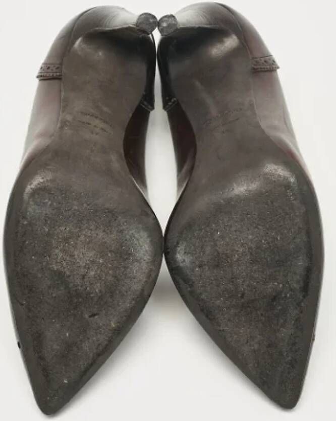 Tom Ford Pre-owned Leather heels Brown Dames