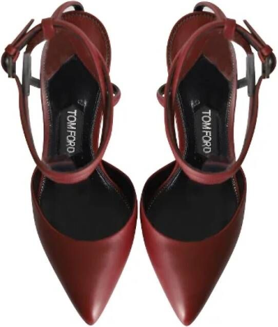 Tom Ford Pre-owned Leather heels Red Dames