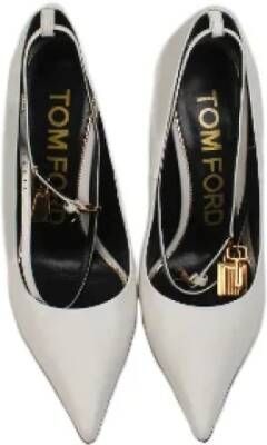 Tom Ford Pre-owned Leather heels White Dames