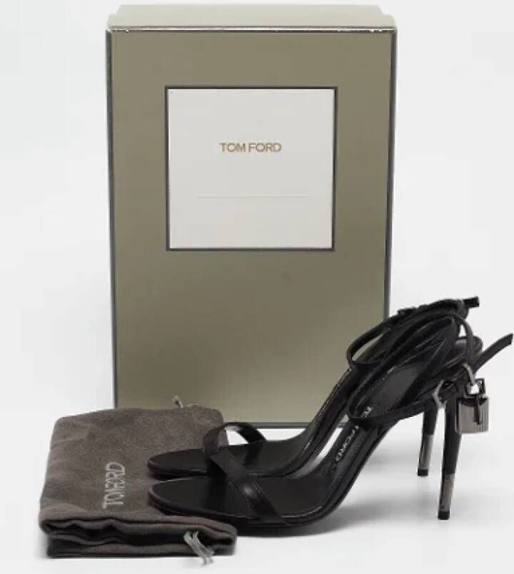 Tom Ford Pre-owned Leather sandals Black Dames