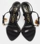 Tom Ford Pre-owned Leather sandals Black Dames - Thumbnail 3