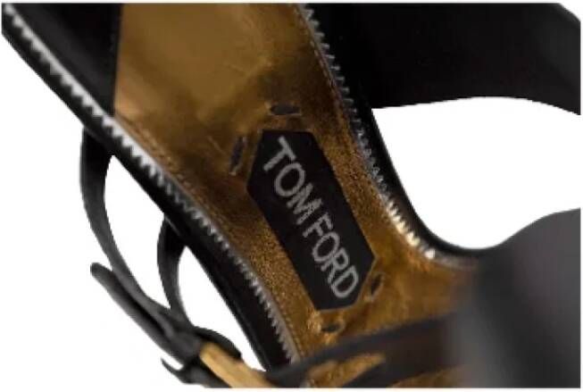 Tom Ford Pre-owned Leather sandals Black Dames