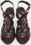 Tom Ford Pre-owned Leather sandals Brown Dames - Thumbnail 3