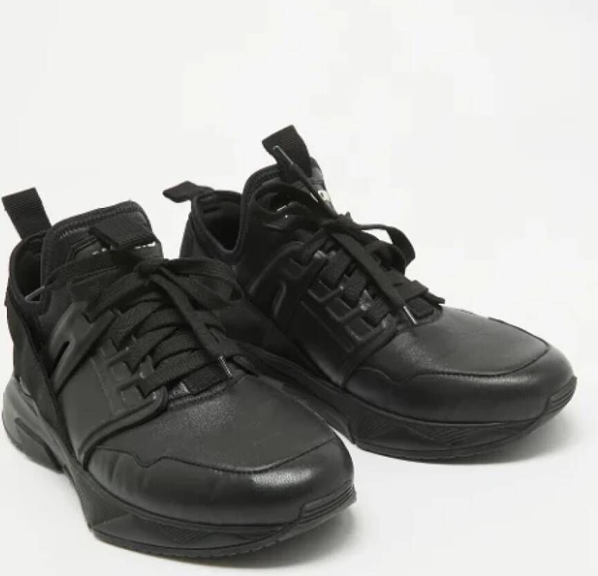 Tom Ford Pre-owned Leather sneakers Black Heren