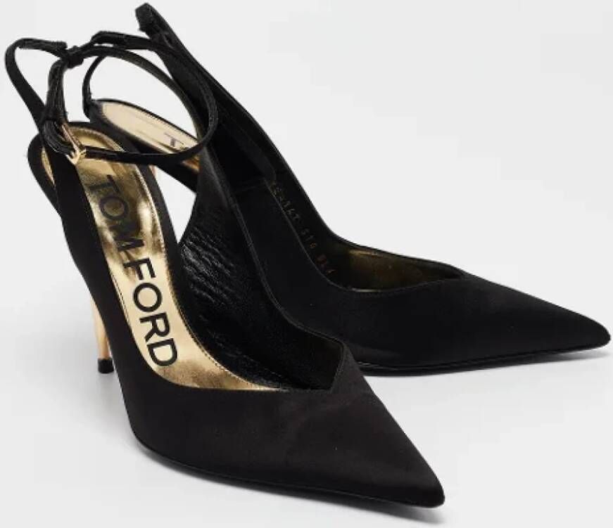 Tom Ford Pre-owned Satin heels Black Dames