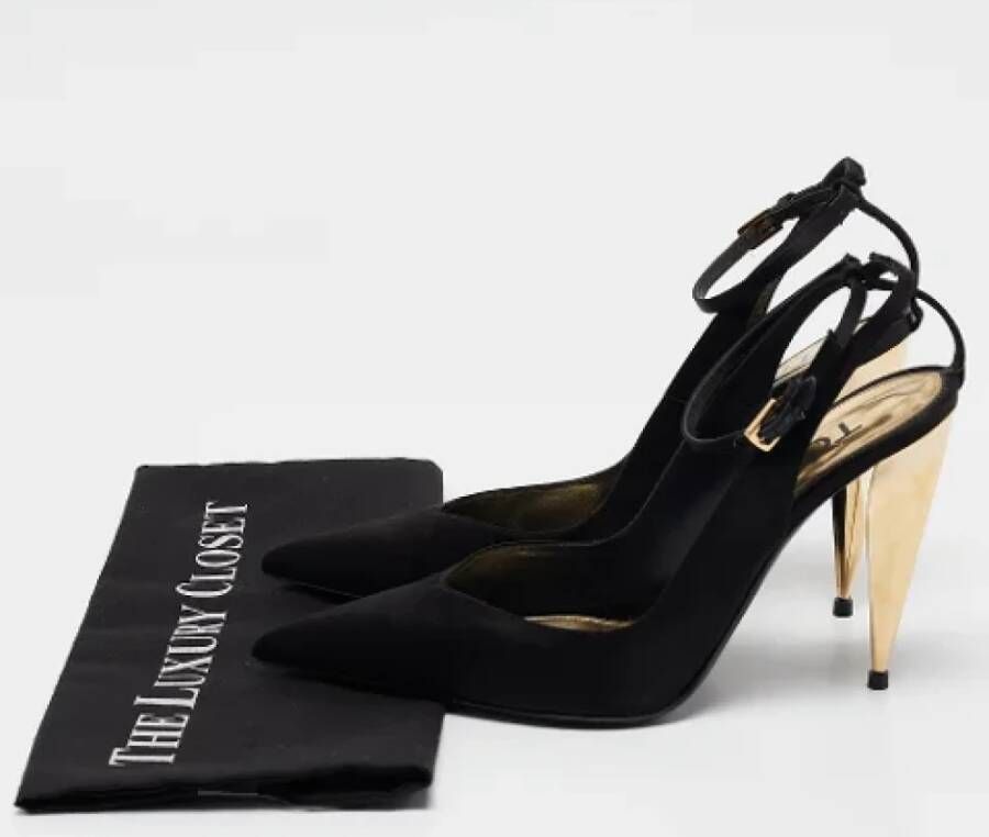 Tom Ford Pre-owned Satin heels Black Dames