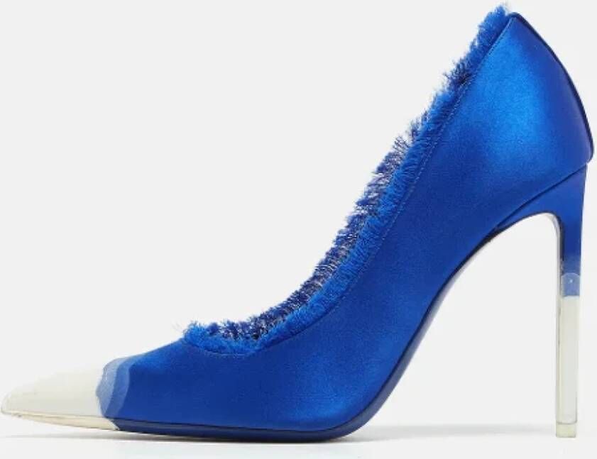 Tom Ford Pre-owned Satin heels Blue Dames