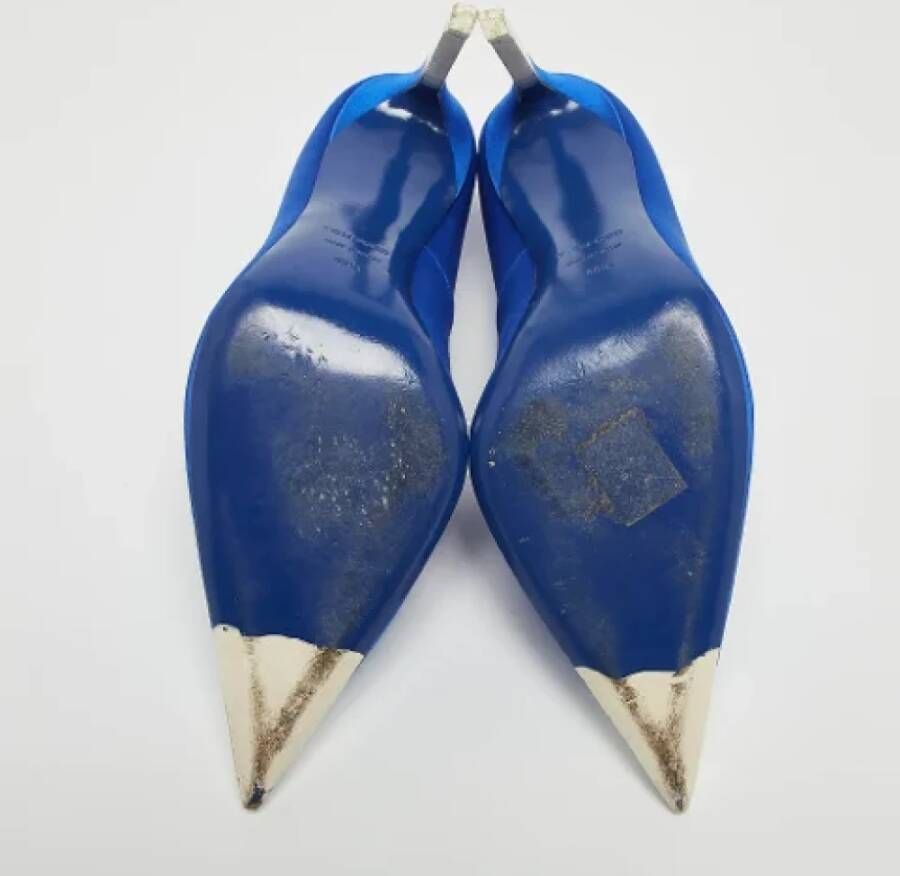 Tom Ford Pre-owned Satin heels Blue Dames