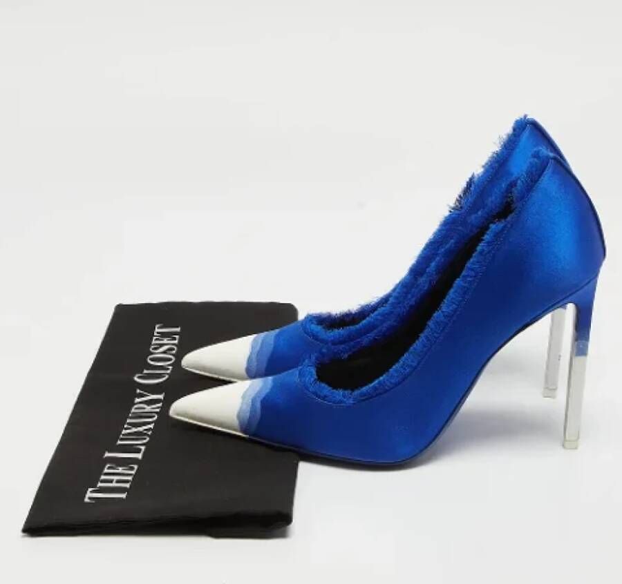 Tom Ford Pre-owned Satin heels Blue Dames