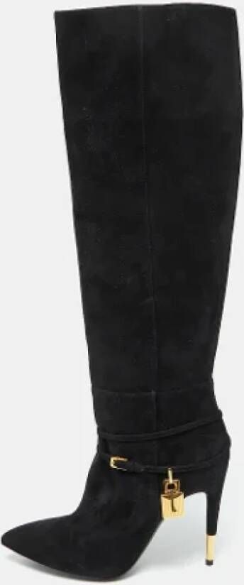 Tom Ford Pre-owned Suede boots Black Dames