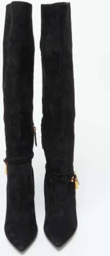 Tom Ford Pre-owned Suede boots Black Dames