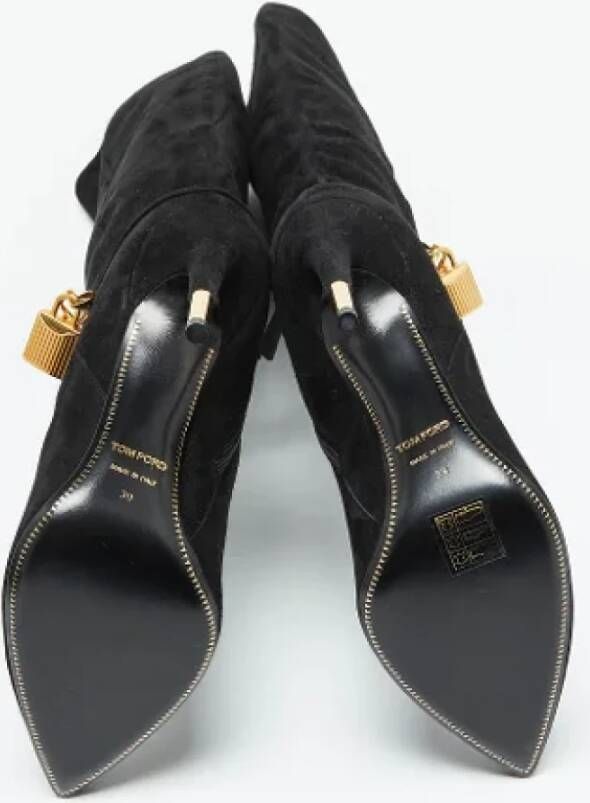 Tom Ford Pre-owned Suede boots Black Dames