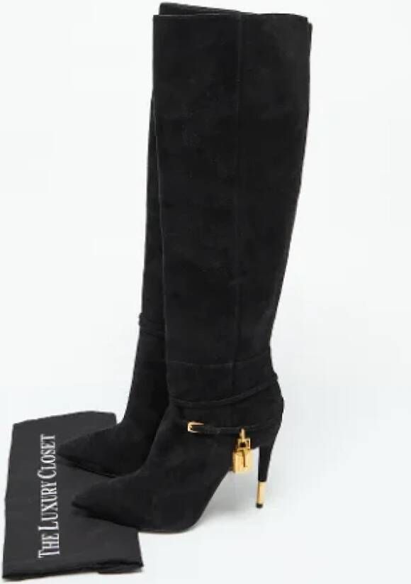 Tom Ford Pre-owned Suede boots Black Dames