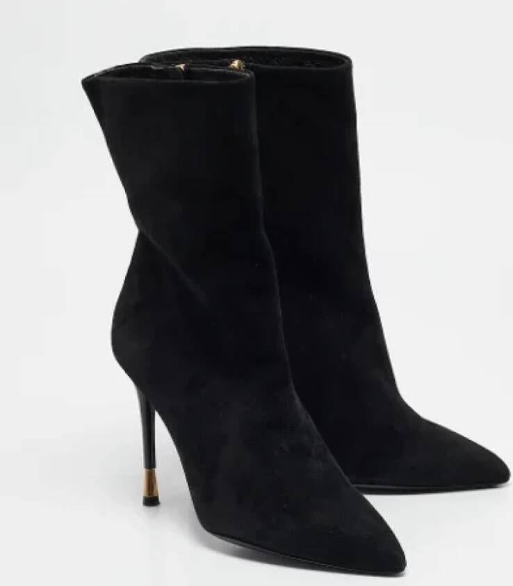 Tom Ford Pre-owned Suede boots Black Dames