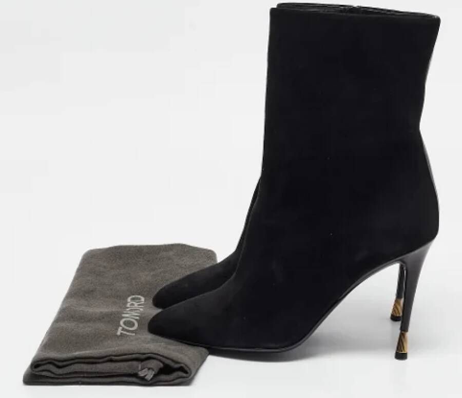 Tom Ford Pre-owned Suede boots Black Dames