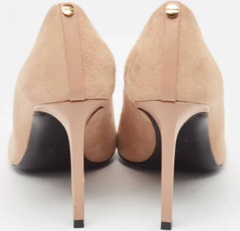 Tom Ford Pre-owned Suede heels Beige Dames