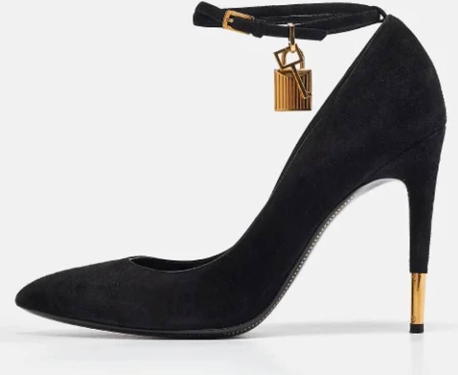 Tom Ford Pre-owned Suede heels Black Dames