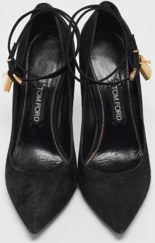 Tom Ford Pre-owned Suede heels Black Dames