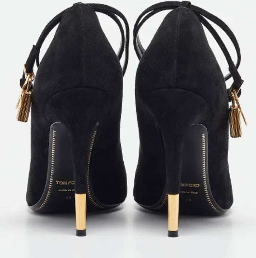 Tom Ford Pre-owned Suede heels Black Dames